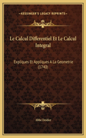 Le Calcul Differentiel Et Le Calcul Integral