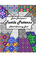 Liam Thompson's Textile Patterns Adult Colouring Book