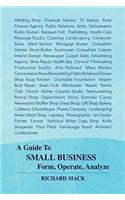 Guide to Small Business Form, Operate, Analyze