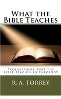 What the Bible Teaches