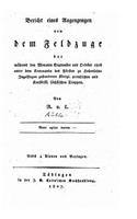 Bericht eines Augenzeugen von dem Feldzuge