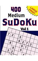 400 Medium SuDoKu Vol 1