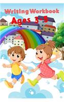Writing Workbook Ages 3-5: School Notebook Journal Lined