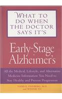 What to Do When the Doctor Says It's Early-Stage Alzheimer's