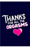 Thanks for All The Orgasms
