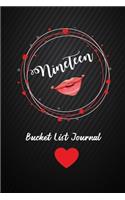 Nineteen Bucket List Journal: 19th Birthday Gifts For Women. 6x9 Inch 100 Pages Perfect Birthday Gift Notebook For Women. Lined Pages, Birthday Gift For 19 Year Old Woman