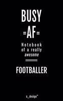 Notebook for Football Players / Footballer