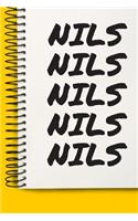 Name NILS A beautiful personalized: Lined Notebook / Journal Gift, 120 Pages, 6 x 9 inches, NoteBook Gift For NILS, Personal Diary, NILS, Personalized Journal, Customized Journal, The 