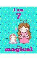 unicorn journal i am 7 and magical