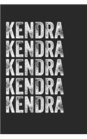 Name KENDRA Journal Customized Gift For KENDRA A beautiful personalized