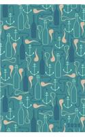 2020: Hipster Sailor Navy Fishing Boat Weekly Calendar Planner Organizer