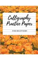 Calligraphy Paper for Beginners: Modern Calligraphy Practice Sheets - 100 sheets, Nifty Hand Lettering Practice Notepad, Calligraphy Parchment Paper, Alphabet Practice Sheets