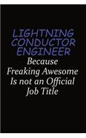 Lightning Conductor Engineer Because Freaking Awesome Is Not An Official Job Title