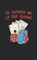I'd Rather Be At The Casino: Poker Winning Streak. Ruled Composition Notebook to Take Notes at Work. Lined Bullet Point Diary, To-Do-List or Journal For Men and Women.
