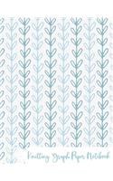 Knitting Graph Paper Notebook: Knitter's Paper 4:5 Ratio - Bows