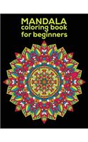 Mandala coloring book for beginners