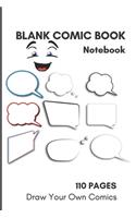 Blank Comic Notebook