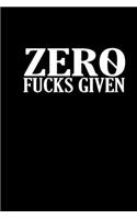 Zero fucks given