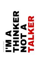INTROVERT POWER I'm a thinker not a talker: The secret strengths of INFJ Dot Grid Composition Notebook with Funny text Gift idea for Introverts