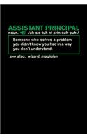 Notebook Assistant Principal Definition