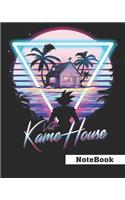 Visit kame house NoteBook: College Ruled Writer's Notebook for Kids, School or Home, College & University Student Life, Study Skills 120 Pages