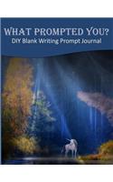 What Prompted You? DIY Blank Writing Prompt Journal
