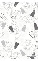 2019 Planner: Daily Weekly & Monthly Organizer Salt & Pepper Shaker Diner Pattern Cover