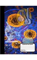 Chemistry Lab Wide Ruled Notebook 200 Pages 8 1/2 x 11 Inches 200 Pages