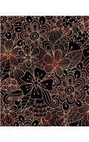 Journal Notebook Flower Pattern 3