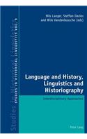 Language and History, Linguistics and Historiography