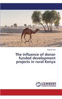 influence of donor funded development projects in rural Kenya