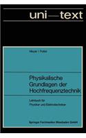 Physikalische Grundlagen der Hochfrequenztechnik