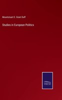 Studies in European Politics