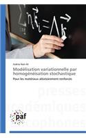 Modélisation Variationnelle Par Homogénéisation Stochastique