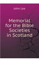 Memorial for the Bible Societies in Scotland