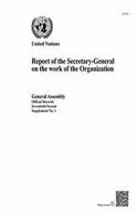Report of the Secretary General on the Work of the Organization