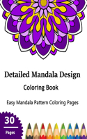 Detailed Mandala Design Coloring Book