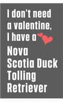 I don't need a valentine, I have a Nova Scotia Duck Tolling Retriever: For Nureongi Dog Fans