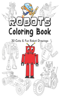 Robots Coloring Book
