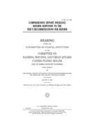 Comprehensive deposit insurance reform