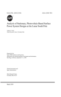 Analysis of Stationary, Photovoltaic-based Surface Power System Designs at the Lunar South Pole