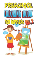 Preschool coloring book for toddlers Vol 2