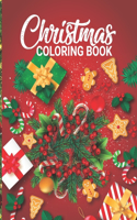 Christmas Coloring Book: An Enchanting Christmas Coloring Book with 80 Beautiful Hand Drawn Christmas Designs