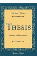 Thesis: Duhamel, the Humanitarian (Classic Reprint)