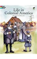 Life in Colonial America Coloring Book