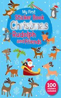 Christmas Sticker Book Rudolph and Friends: (Christmas Sticker Book)