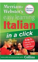 Merriam-Webster's Easy Learning Italian in a Click [With CD (Audio)]