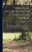 Historical Record Of Macon And Central Georgia