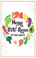Meine Keto-Reise: 28-Tage Logbuch: Ketogene Diät Tagebuch zum Ausfüllen - Design "Keto-Kreis"