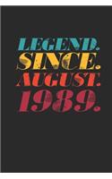 Legend Since August 1989